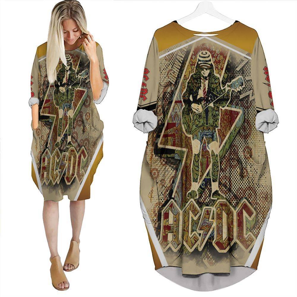 Acdc Angus Young Highway To Hell Batwing Pocket Dress PD197 – Become A ...