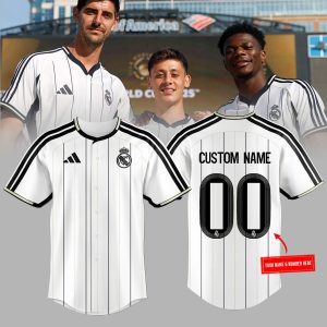 Real Madrid Baseball Limited Baseball Jersey - US Pack 2025
