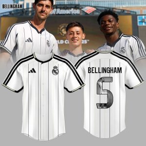 Real Madrid Baseball Limited Baseball Jersey - US Pack 2025 -Bellingham