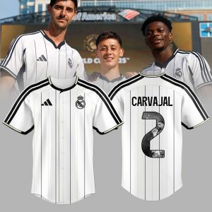 Real Madrid Baseball Limited Baseball Jersey - US Pack 2025 -Carvajal